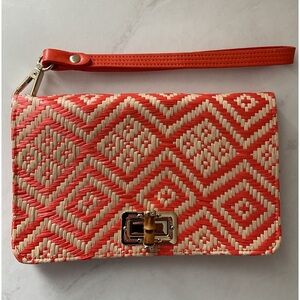 Shiraleah Chicago Adrienne Wristlet Orange
